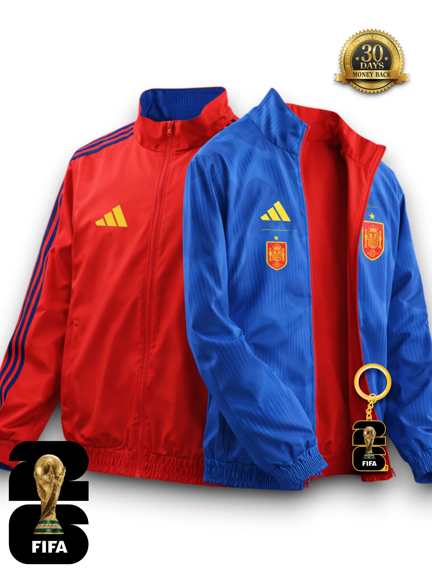 Spain World Cup 2026 Windbreaker Reversible