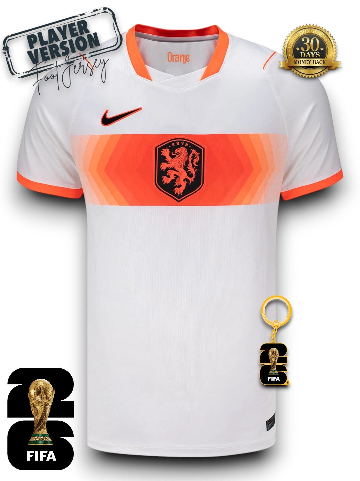 Netherand World Cup 2026 Away Jersey - Player Version