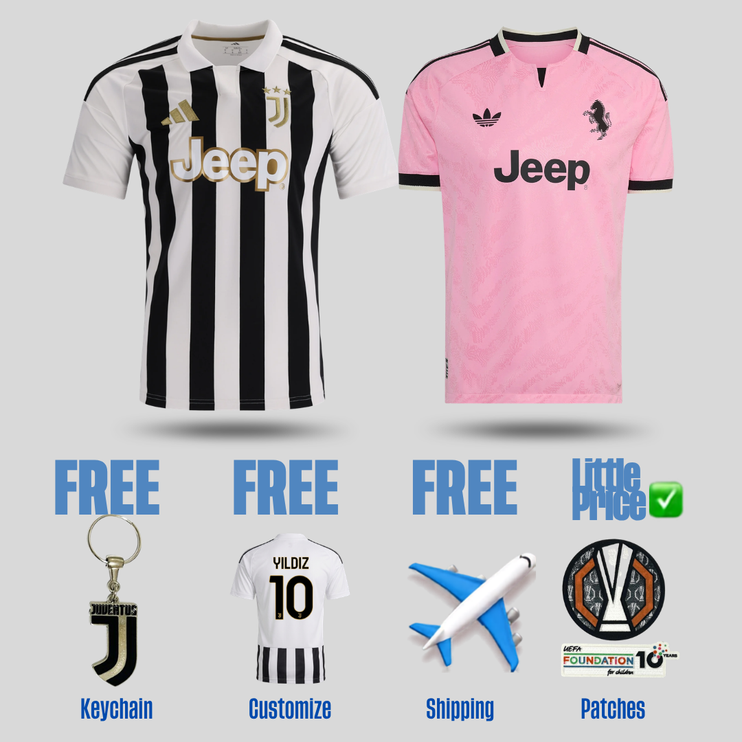 Juventus Home and Away Fan 2026/27 Combo