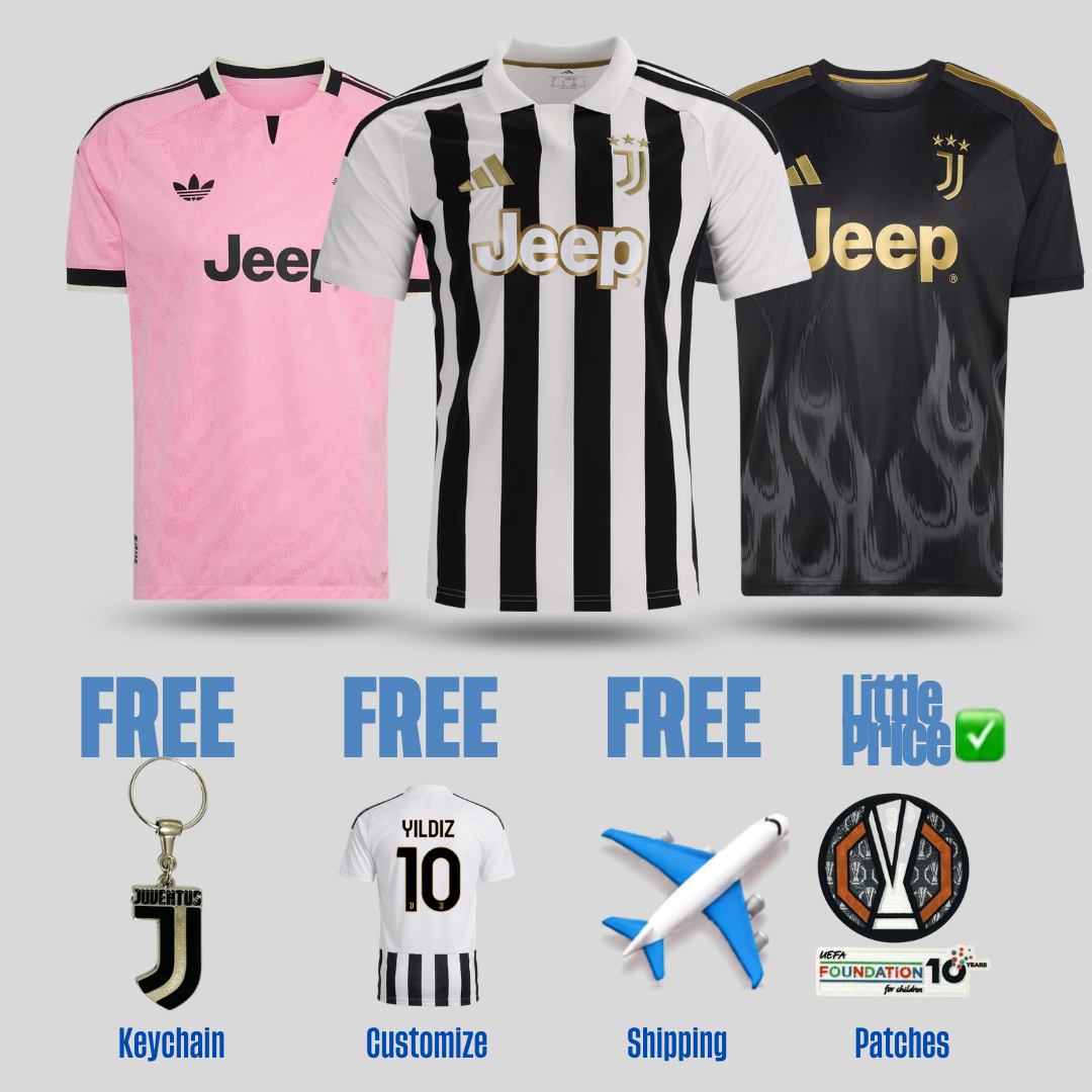 Juventus Home, Away and Third Fan 2026/27 Combo