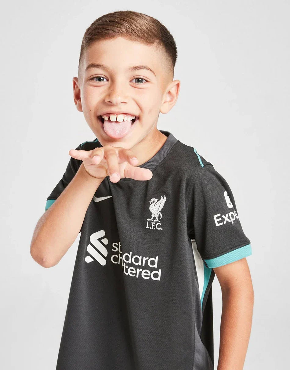 Kids Liverpool Away Kit 2024/2025 - CHAMPIONS PL