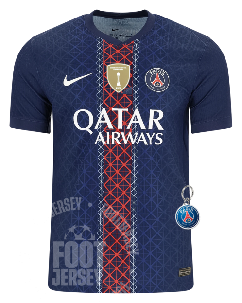 Paris Saint Germain Home Jersey 2025/26 - World Champion Patch