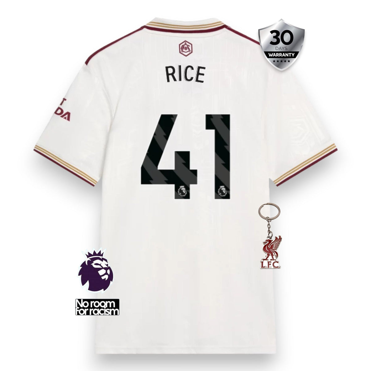 Arsenal Third Jersey 2025/26 - Rice #41