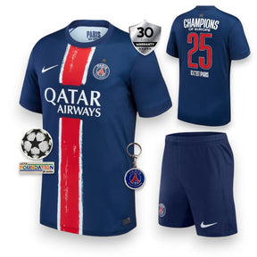 Kids PSG 2025 European Champions 1 Star Jersey