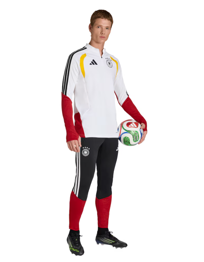 Germany World Cup 2026 Half-Zip Training Suit Set White