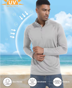Men's Long-Sleeved UV Protection T-Shirt