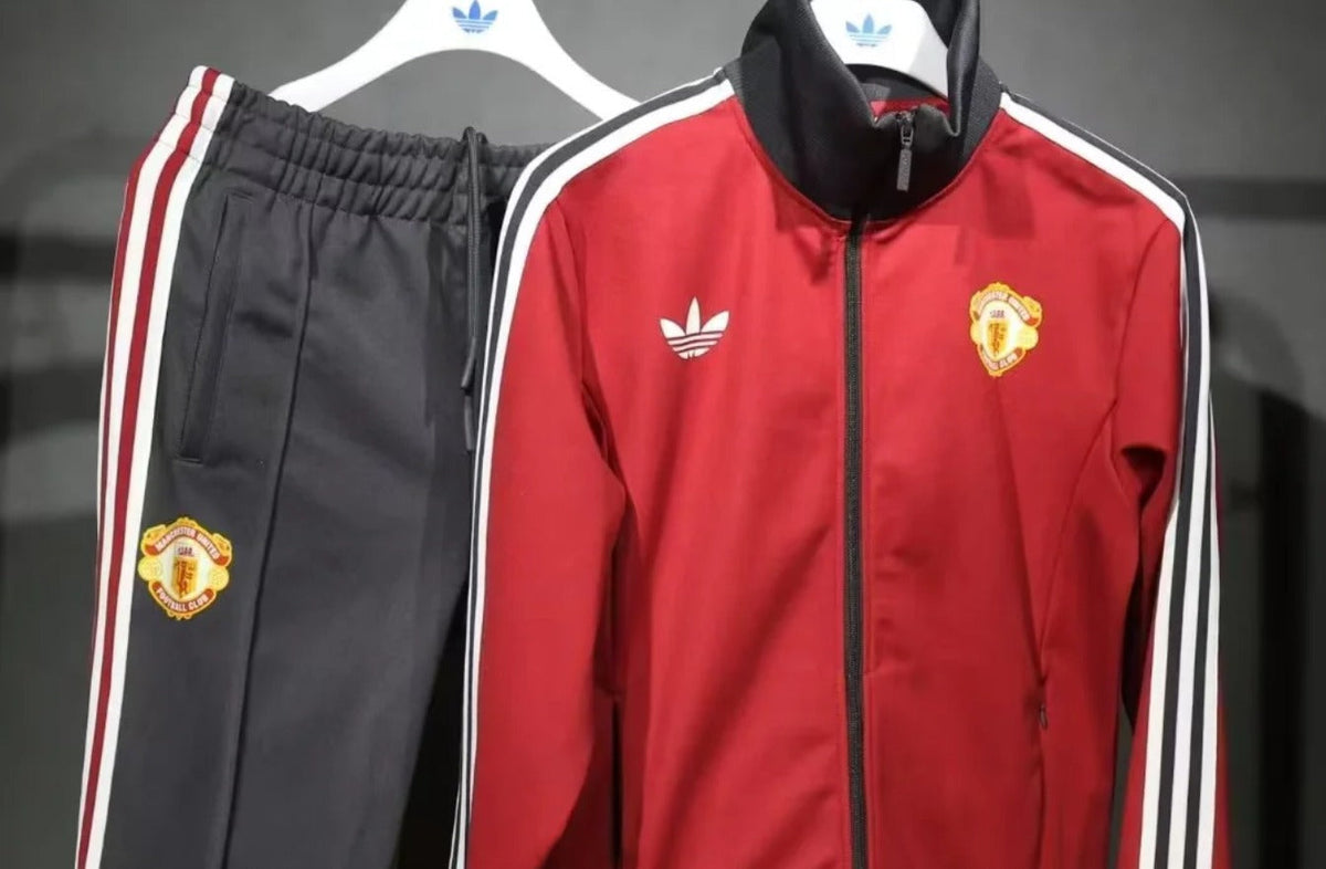 Manchester United Full-Zip TrackSuit Red