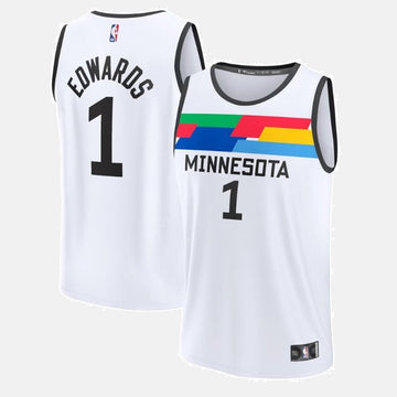 Anthony Edwards Minnesota Timberwolves Unisex 2023 Fastbreak NBA Jersey - City Edition - White