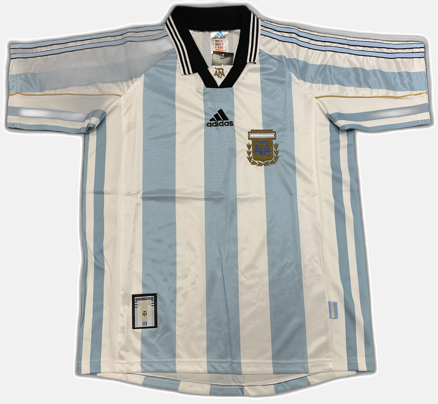 Argentina 1998 I Home Jersey - Retro Version