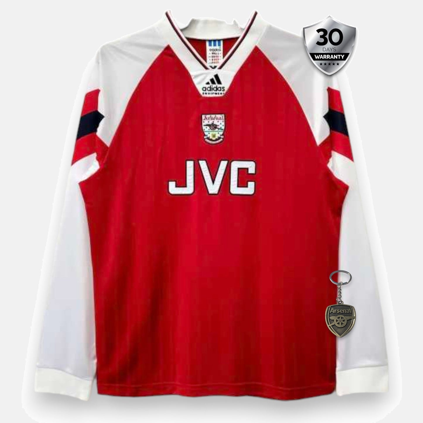 Arsenal Retro Jersey Home 1992/94 Long Sleeve - Remake