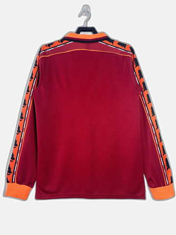 AS Roma 98/99 I Home Jersey - Long Sleeve Retro Version