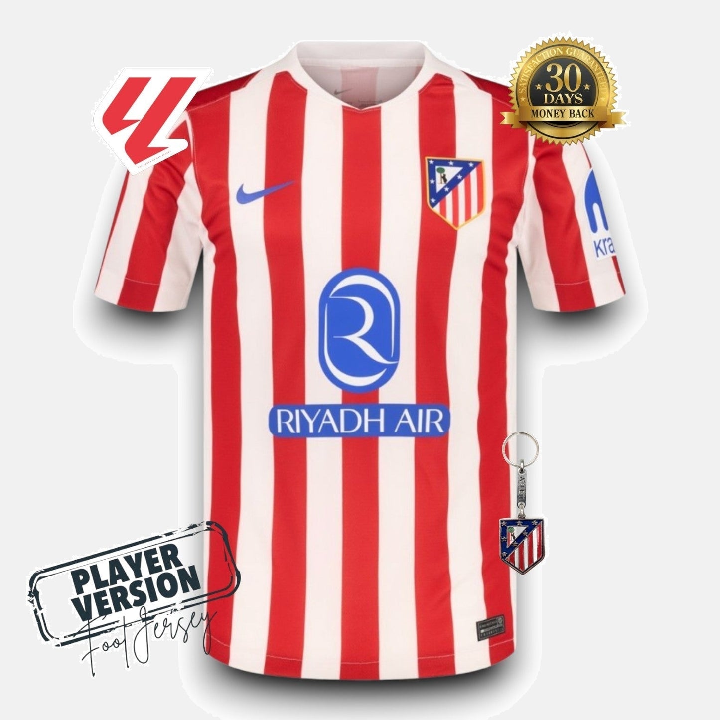 Atletico Madrid 2025/26 Home Jersey - Player Version