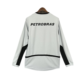 Flamengo 02/03 Goalkeeper Grey Jersey - Long Sleeve Retro Version