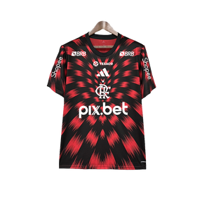 Flamengo 25/26 Pre-Match Jersey - All Sponsors - Fan Version