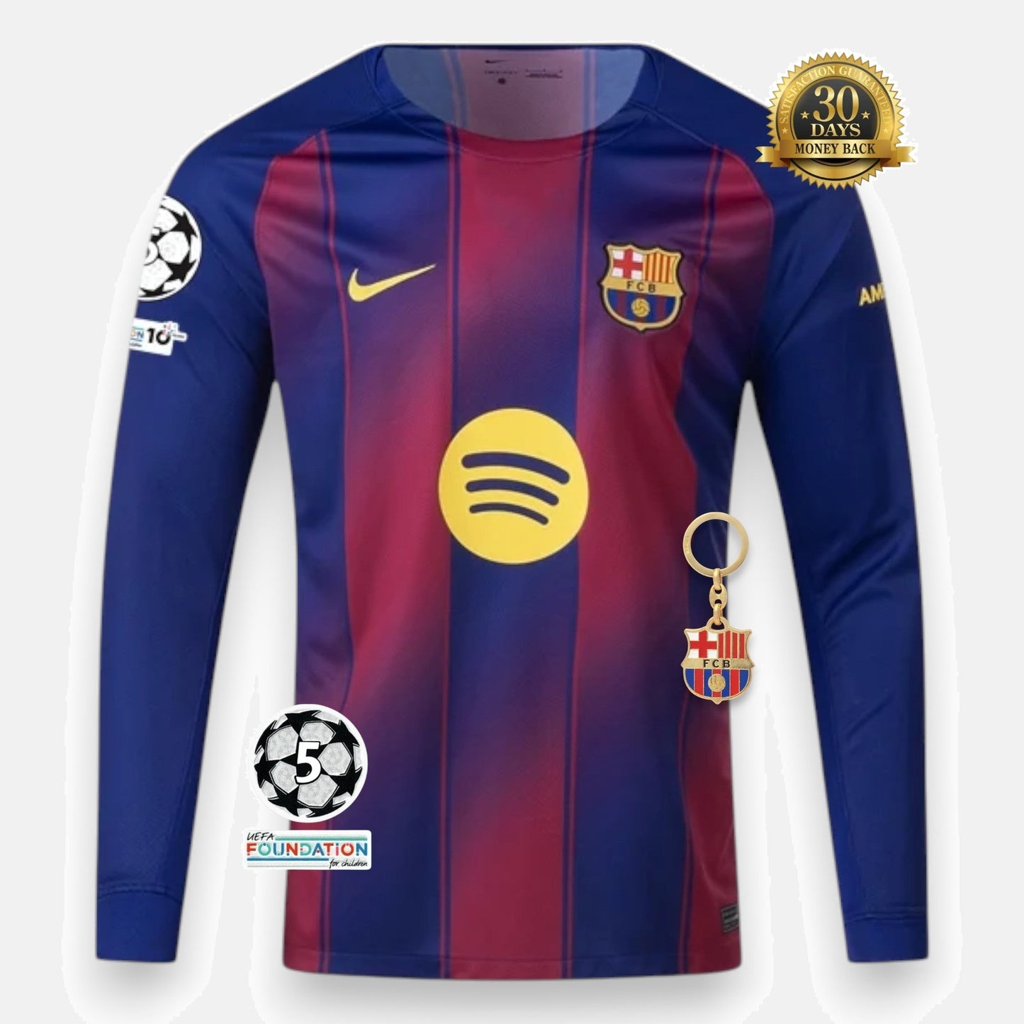 Barcelona 25/26 Home Jersey - Long Sleeve