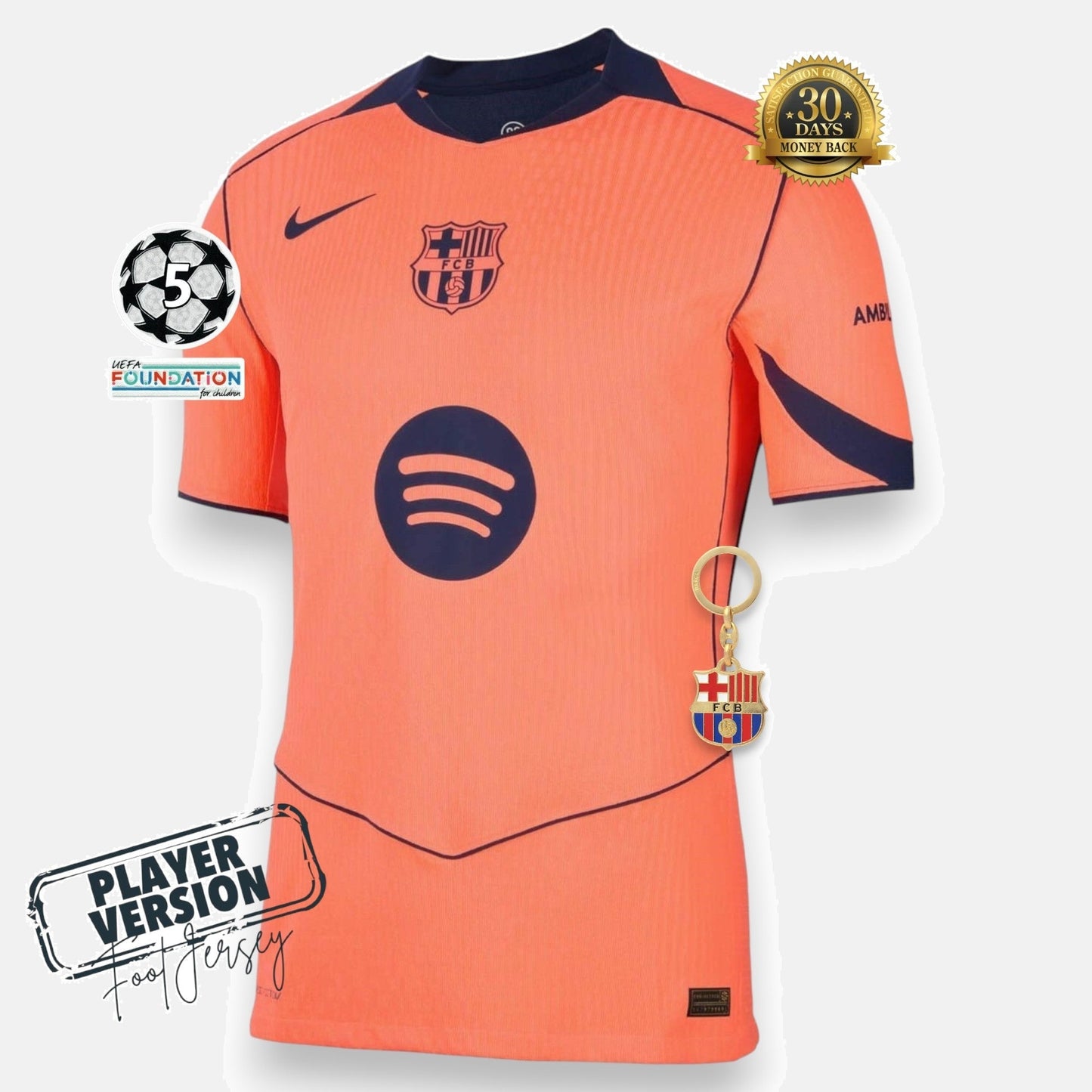 Barcelona Player Jersey Third 2025/26
