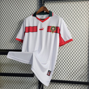 Morocco Away White Retro Jersey 1998