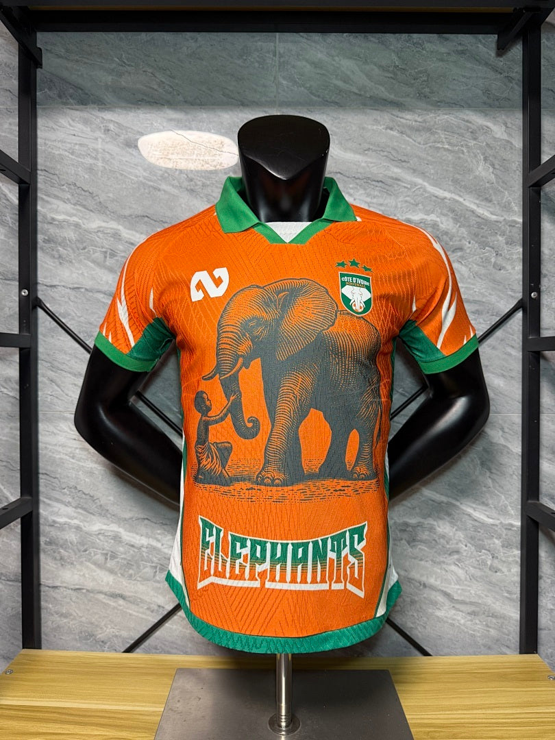 Ivory Coast Special Edition Orange Jersey - Player Version