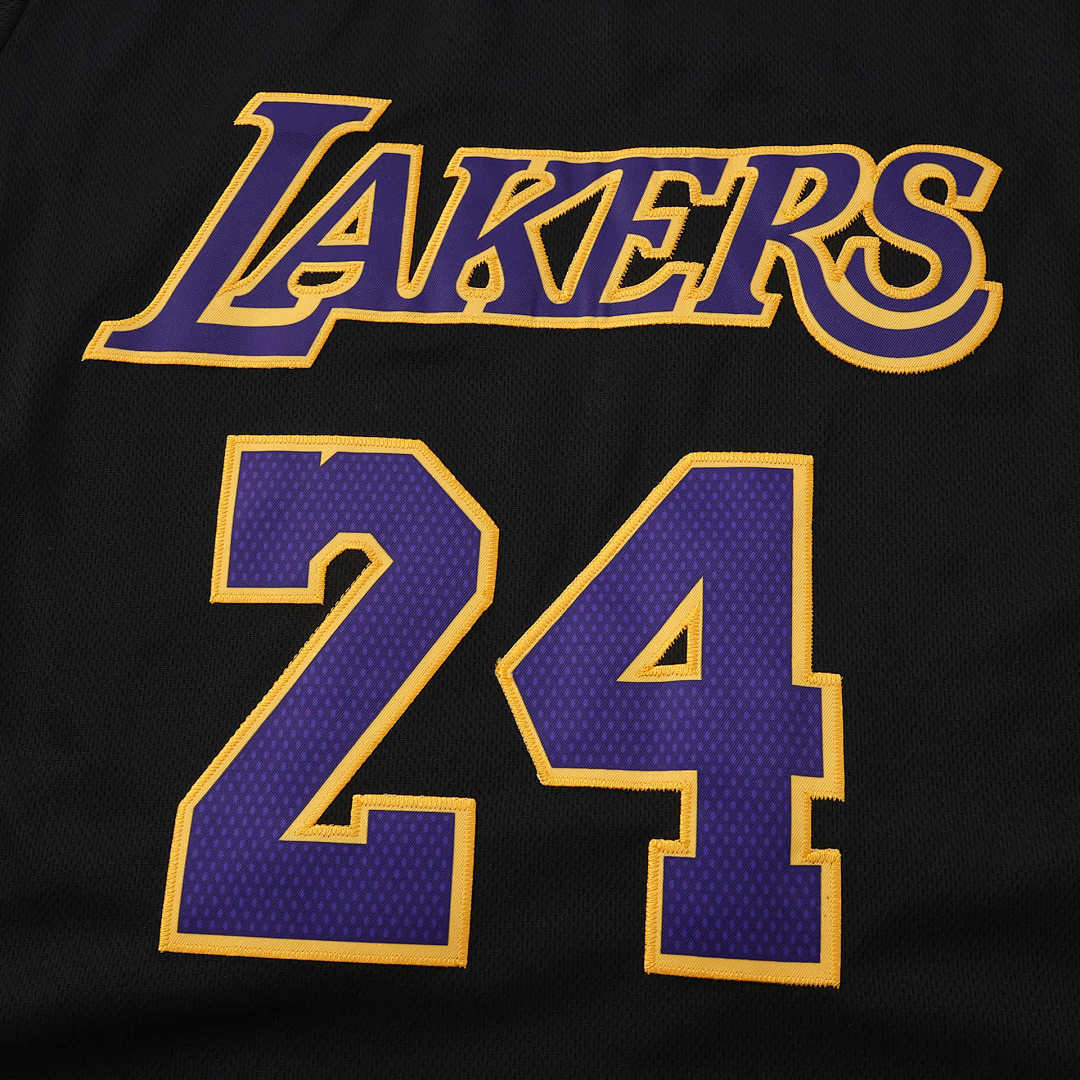 NBA L.A. Lakers black 24#BRYANT T-shirt 2025/26