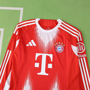 Bayern Munich Player Jersey Home 2025/26 - Long Sleeve