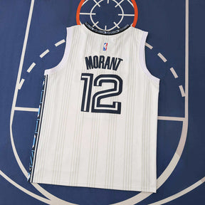 NBA Memphis Grizzlies White 12#MORANT 2025/26