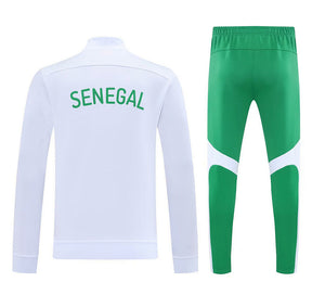 Senegal 2025 Full-Zip White TrackSuit