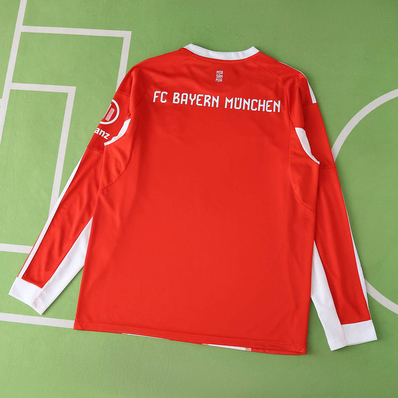 Bayern Munich Home Jersey 2025/26 - Long Sleeve