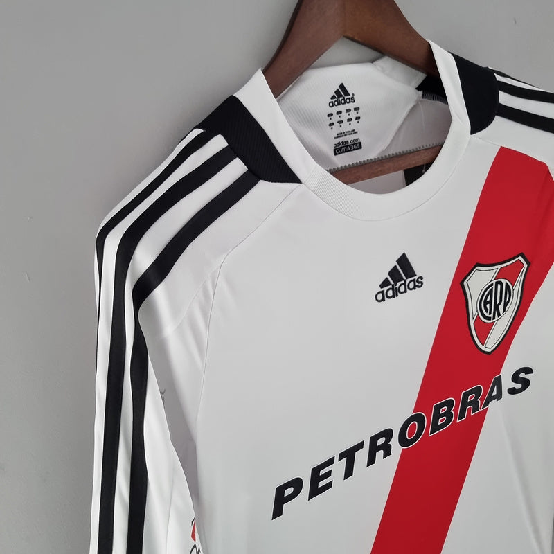 River Plate 09/10 Home Jersey Retro - Long Sleeve