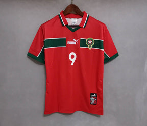 Morocco Away Red Retro Jersey 1998
