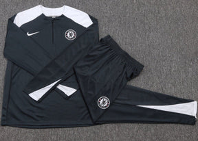 Chelsea Pre-Match Black Tracksuit 25/26