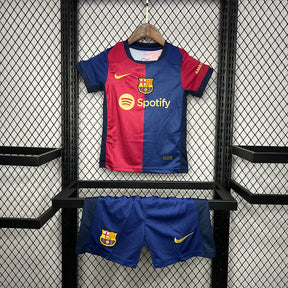 Kids Barcelona Home Kit 2024/2025