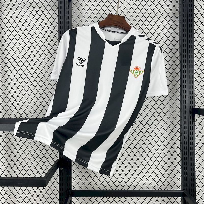Real Betis Black and White Special Version 2025/26 Jersey
