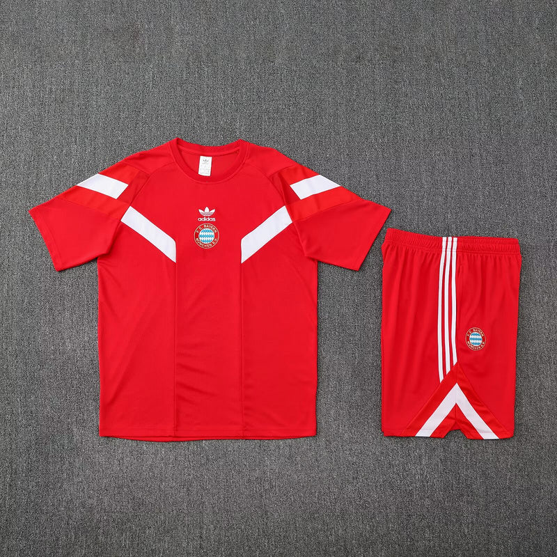 Bayern Munich Kit Training Jersey + Shorts 2025 Red
