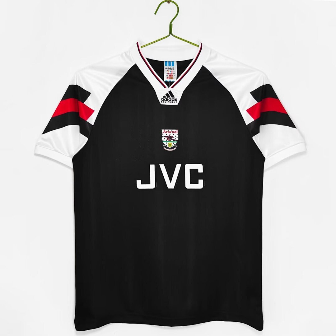 Arsenal Retro Jersey Home Black 1992/94 - Remake