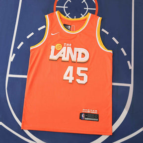 NBA Cleveland Cavaliers orange 45#MITCHELL 2025/26