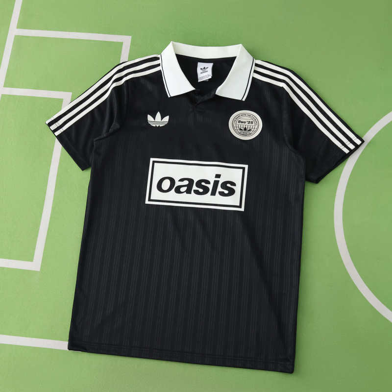 Oasis Jacquard Tour 25' Black Jersey 2025/26