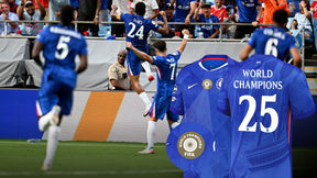 Chelsea Player Jersey Home 25/26 with World Champions 25 printing