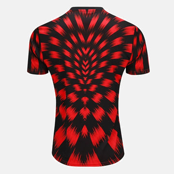 Camisa Flamengo CRF Pré Jogo 25/26 - Preto e Vermelho