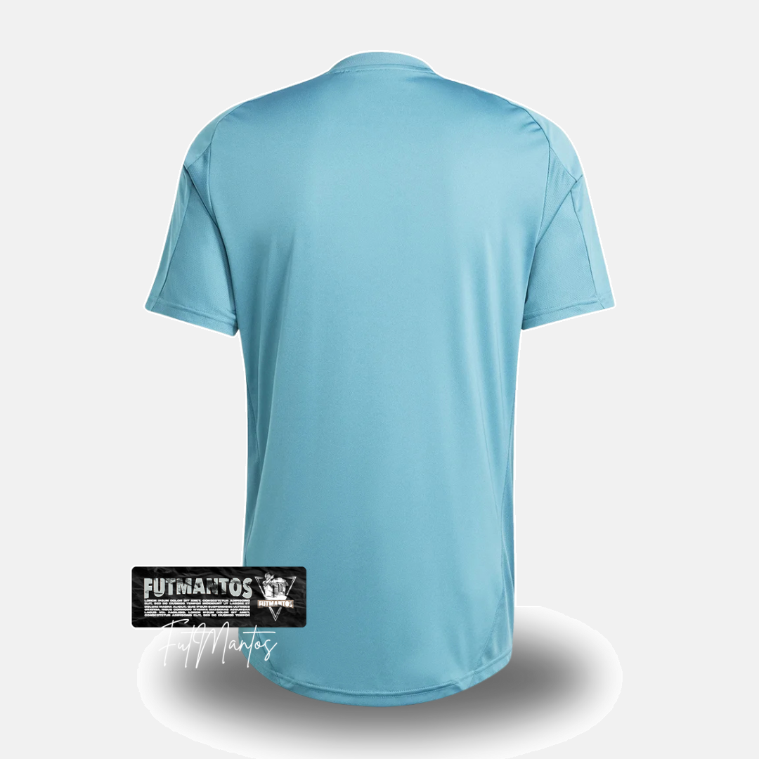 Camisa de Treino Cruzeiro 25/26 Azul Turquesa+Branco