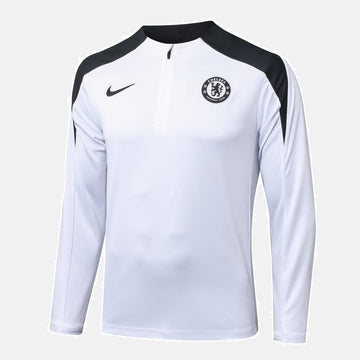 Chelsea Pre-Match White Tracksuit 25/26