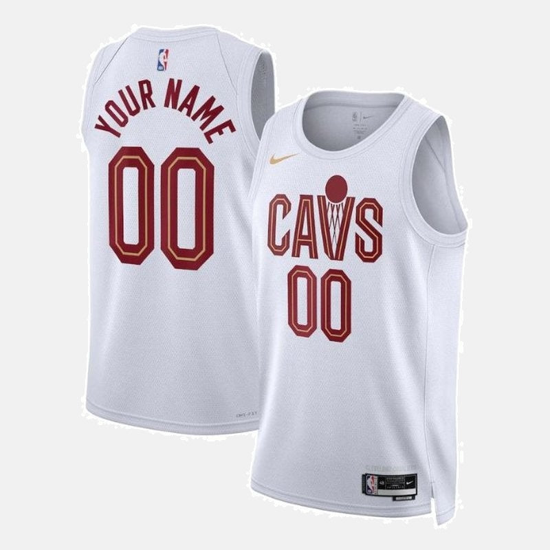 Cleveland Cavaliers Unisex 2023 White NBA Jersey - Association Edition