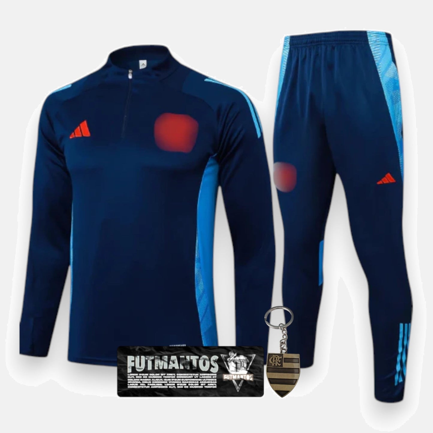Conjunto Agasalho Flamengo Treino CRF 25/26 - Azul Escuro