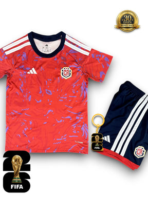 Kit Kids Costa Rica World Cup 2026 Jersey