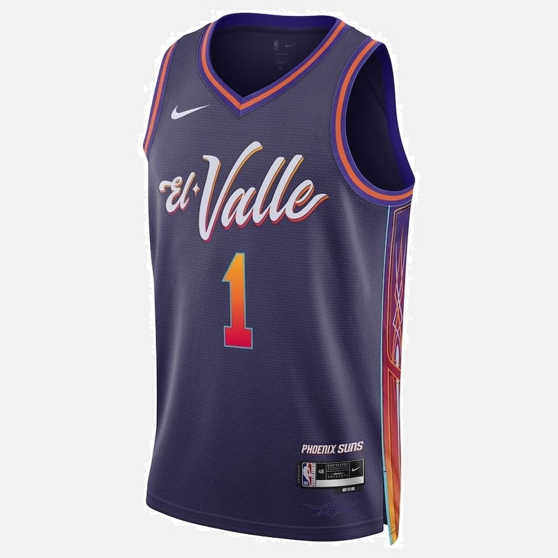 Devin Booker Phoenix Suns Unisex 23/24 NBA Jersey - Purple - City Edition