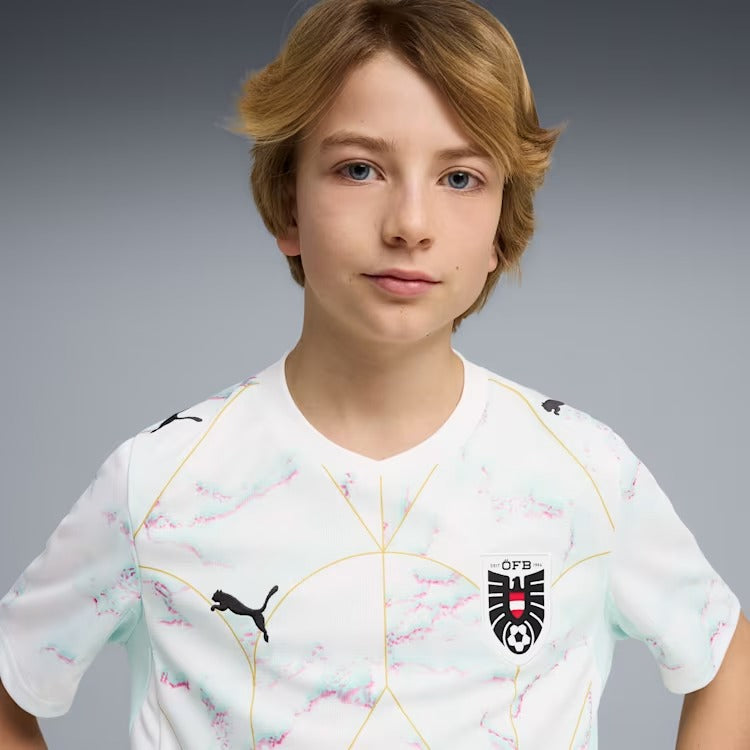 Austria World Cup 2026 Away Kids Kit