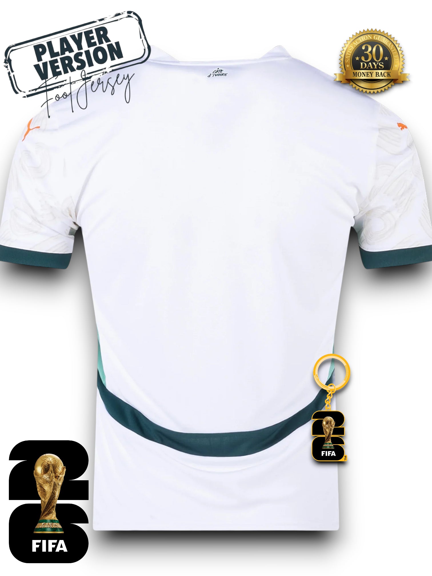 Ivory Coast World Cup 2026 Away Jersey - Player Version