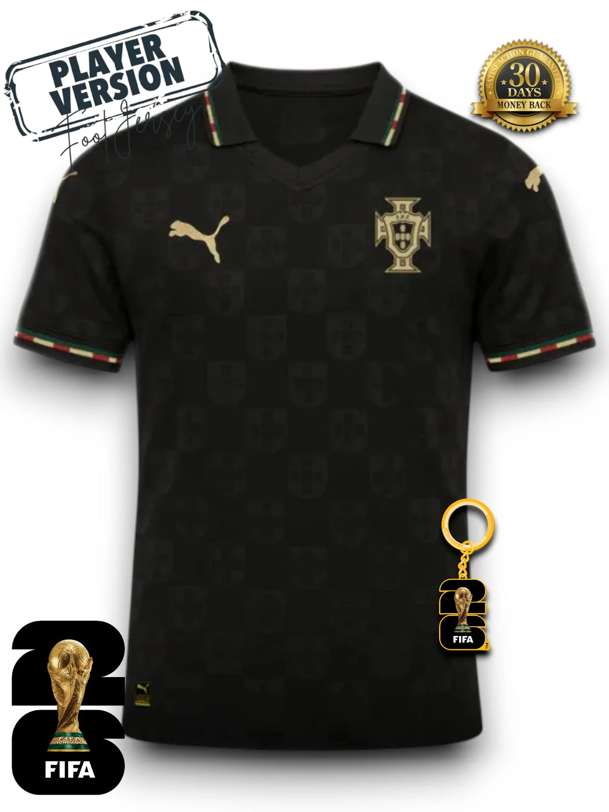 Portugal Special Edition Eusébio Jersey - Player Version