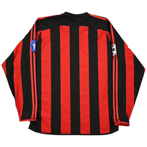 AC Milan 03/04 I Home Jersey - Long Sleeve Retro Version