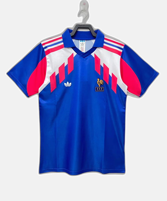 France 1990 World Cup I Home Jersey - Retro Version