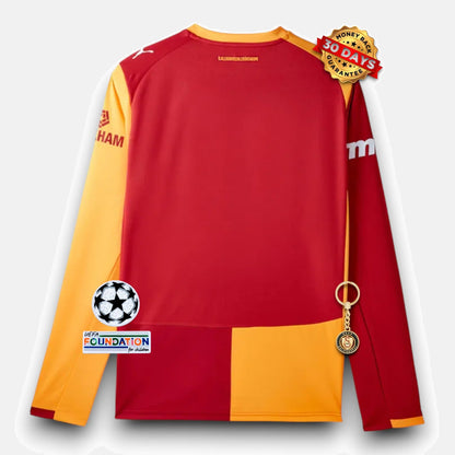 Galatasaray Home Jersey 2025/26 - Long Sleeve